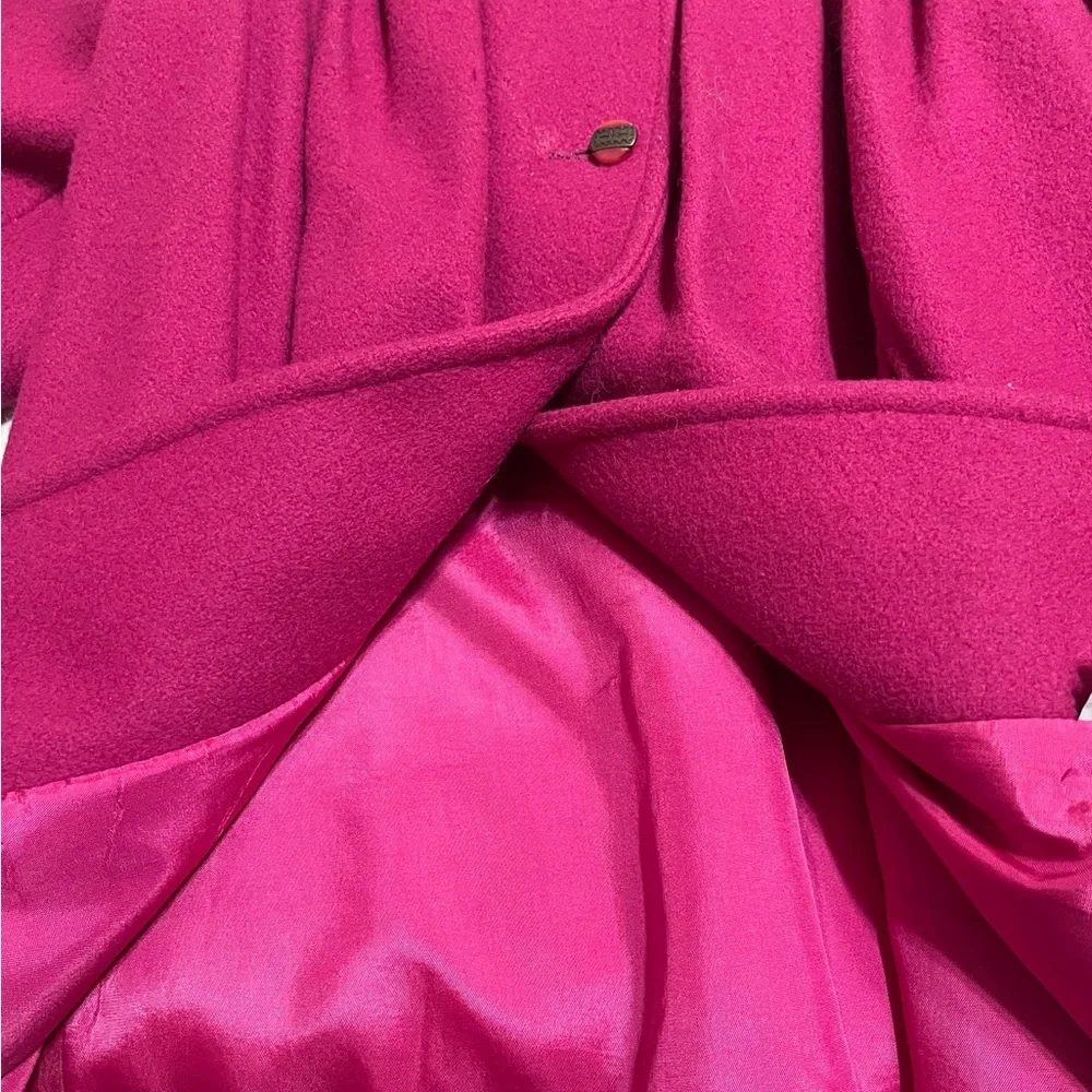 Rothschild Girl’s Winter Fuchsia Coat - Picture 6 of 7